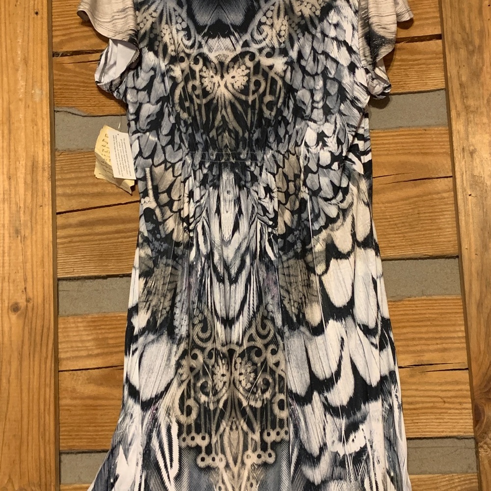 Women’s large maxi printed dress